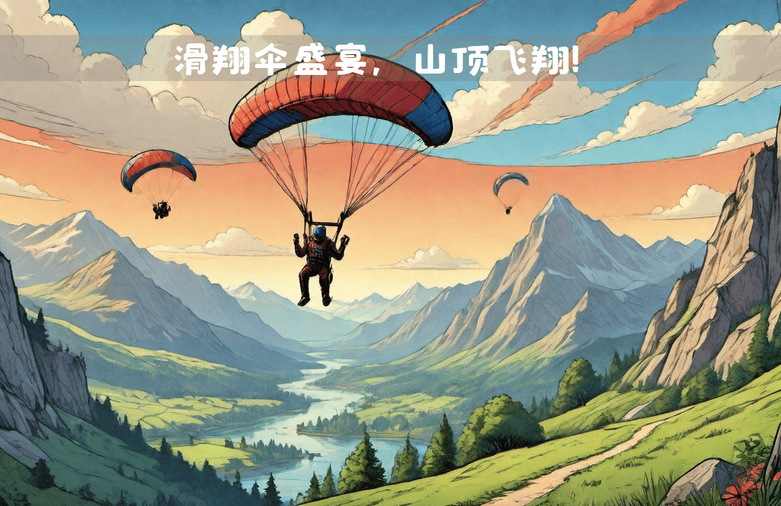 冬季高山滑翔伞挑战，极速飞跃云端极限